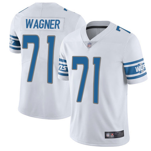 Detroit Lions Limited White Youth Ricky Wagner Road Jersey NFL Football #71 Vapor Untouchable->youth nfl jersey->Youth Jersey
